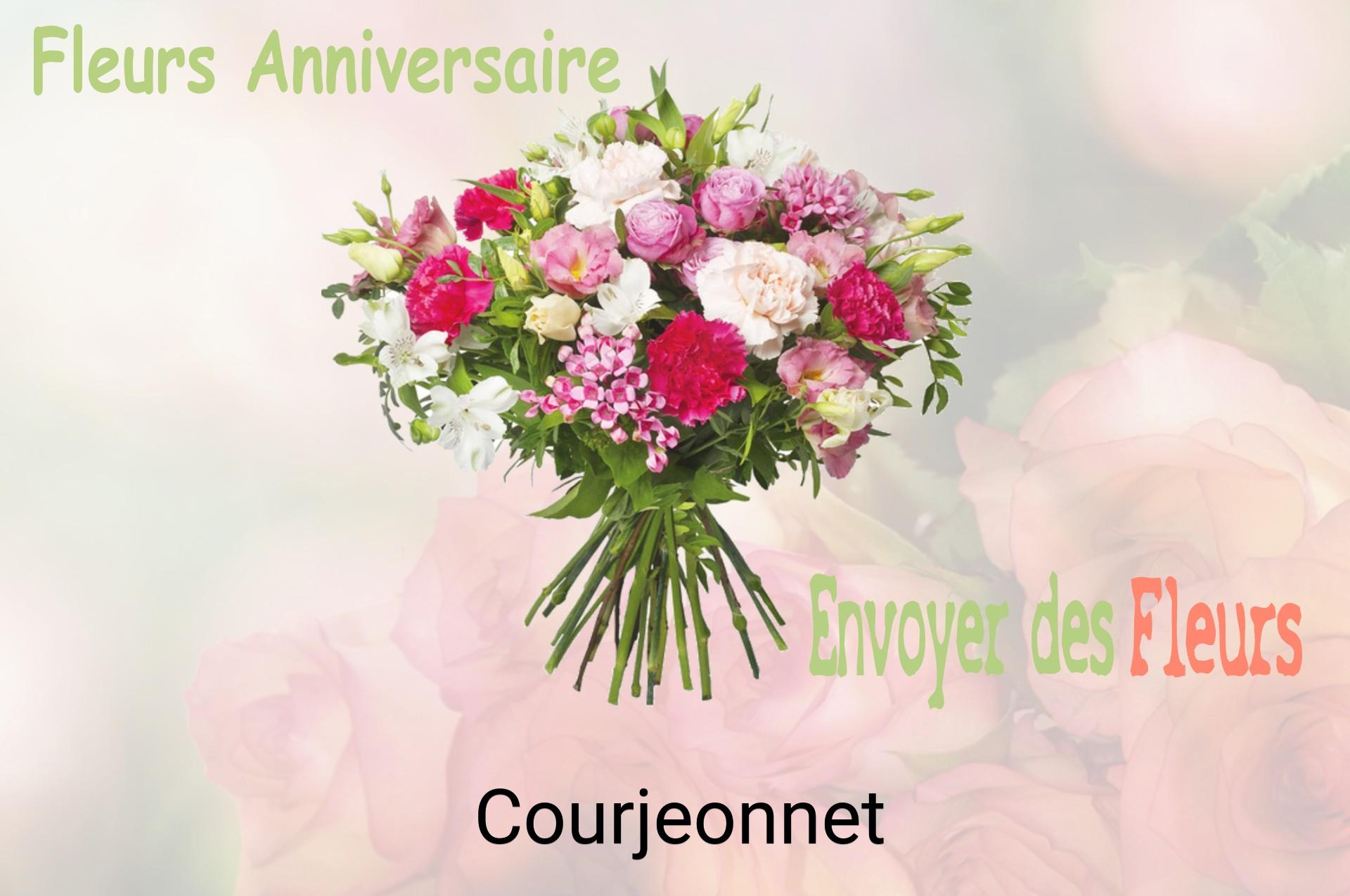 Bouquet de fleurs d’anniversaire livré à Courjeonnet